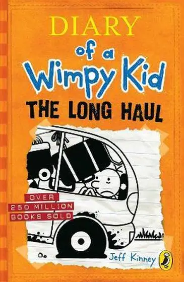 Naslovnica: THE LONG HAUL Diary of a Wimpy Kid book 9
