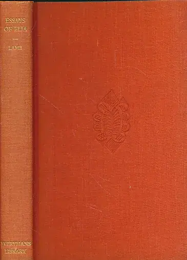 Naslovnica: Essays of Elia