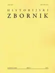Naslovnica: Historijski zbornik LXXII/1/2019