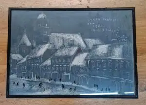 Naslovnica: Suha pastela na papiru, 52×67 cm (uokvirena)
