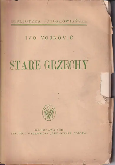 Naslovnica: Stare grzechy