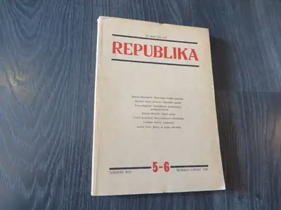Naslovnica: Republika br.5-6/1989