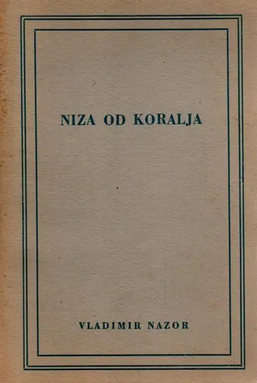 Naslovnica: Niza od koralja